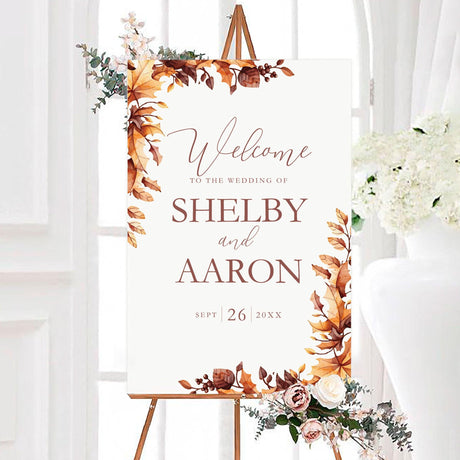 Autumn Leaves Invitations - goprintplus