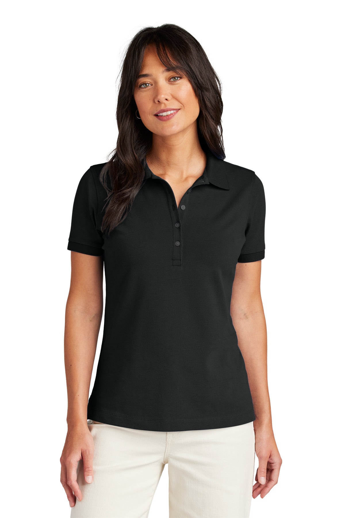 - Brooks Brothers ®  Women's Pima Cotton Pique Polo BB18201 -