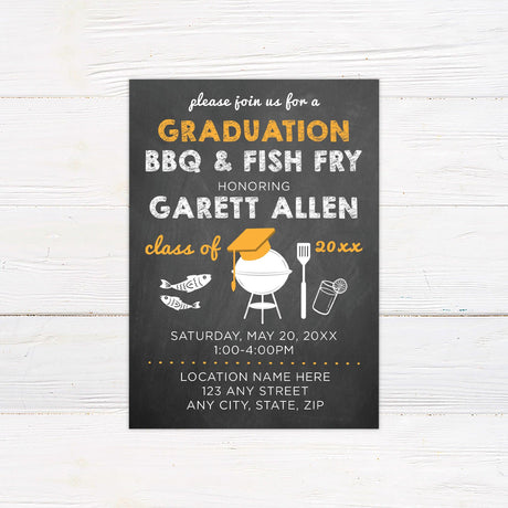 BBQ Fish Fry Invitation - goprintplus