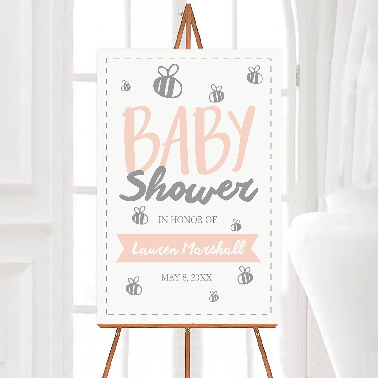 Baby Bumblebee Sign - goprintplus