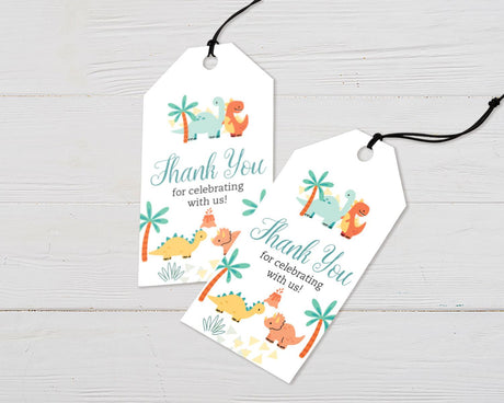 Baby Dinosaurs Favor Tags - goprintplus