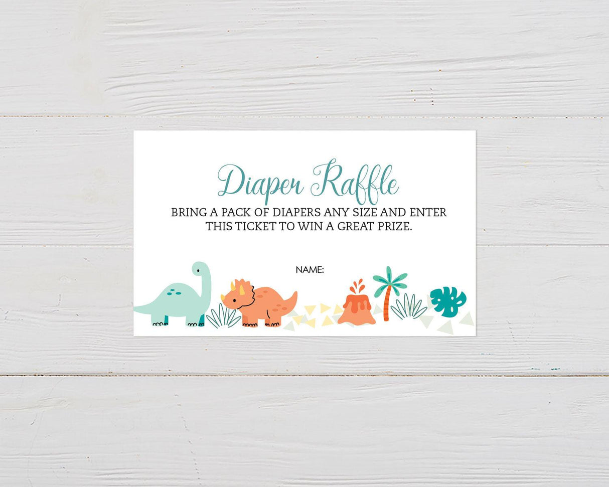 Baby Dinosaurs Diaper Raffle - goprintplus