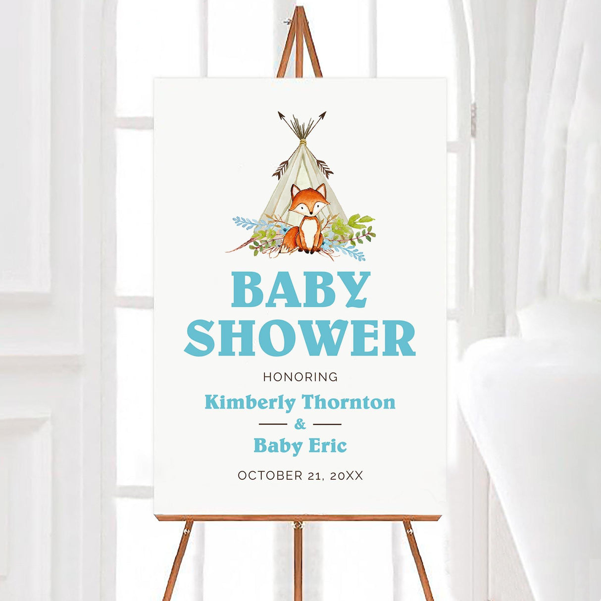 Baby Fox Shower - goprintplus