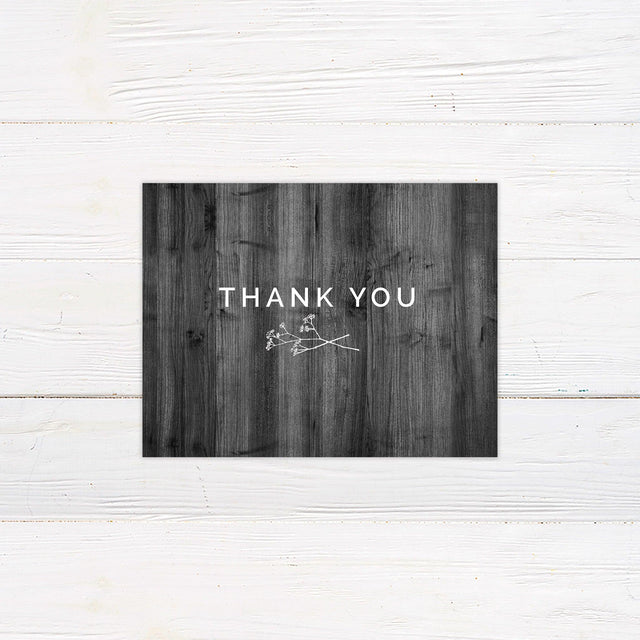 Baby's Breath Thank You Card - goprintplus