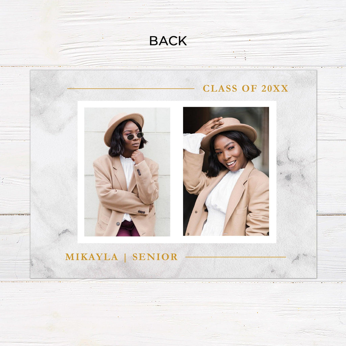 Marble Look Graduation Gatefold - goprintplus