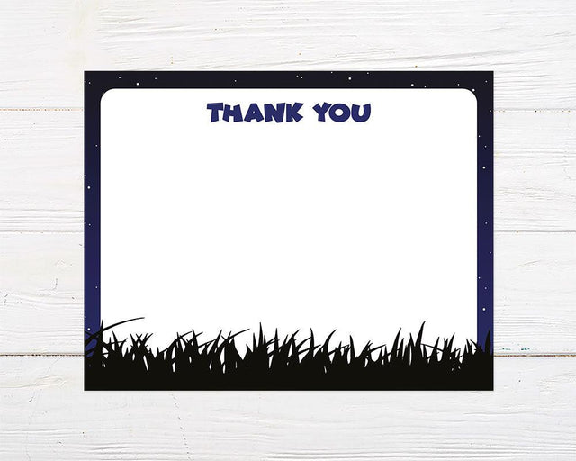 Backyard Bonfire Thank You Card - goprintplus