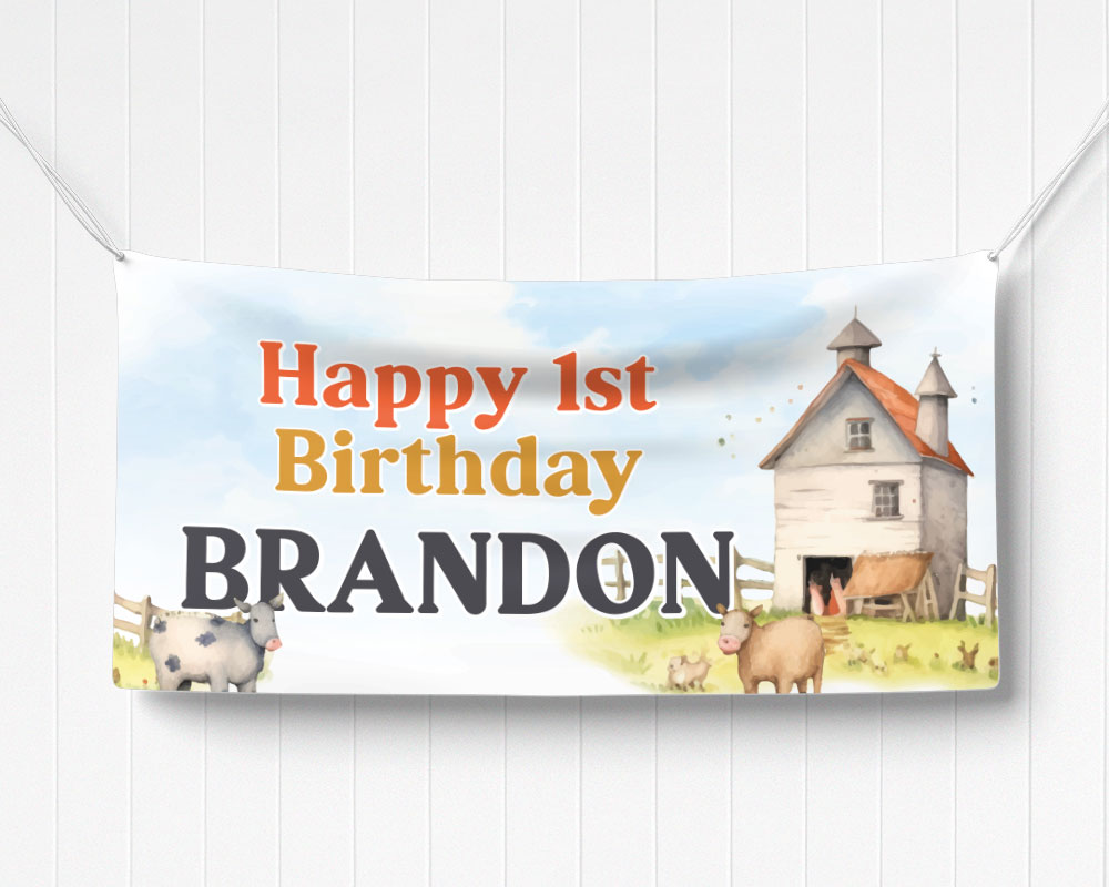 Barnyard Birthday Invitation