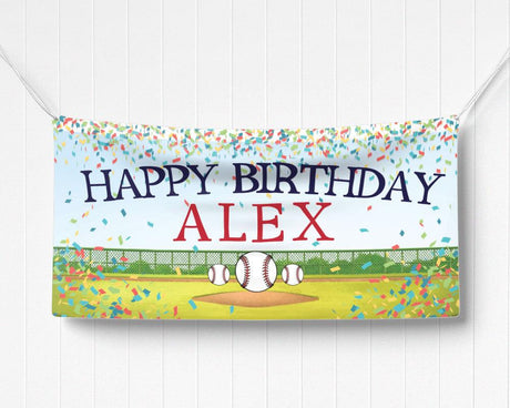 Baseball Birthday Banner - goprintplus