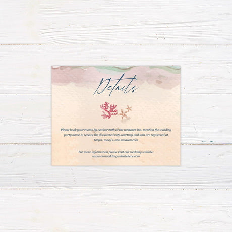 Beach Star Invitations - goprintplus