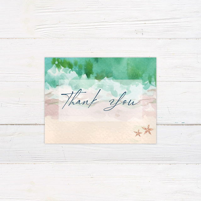 Beach Star Thank You Card - goprintplus