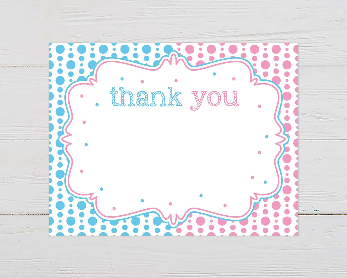 Beards or Bows Thank You Card - goprintplus