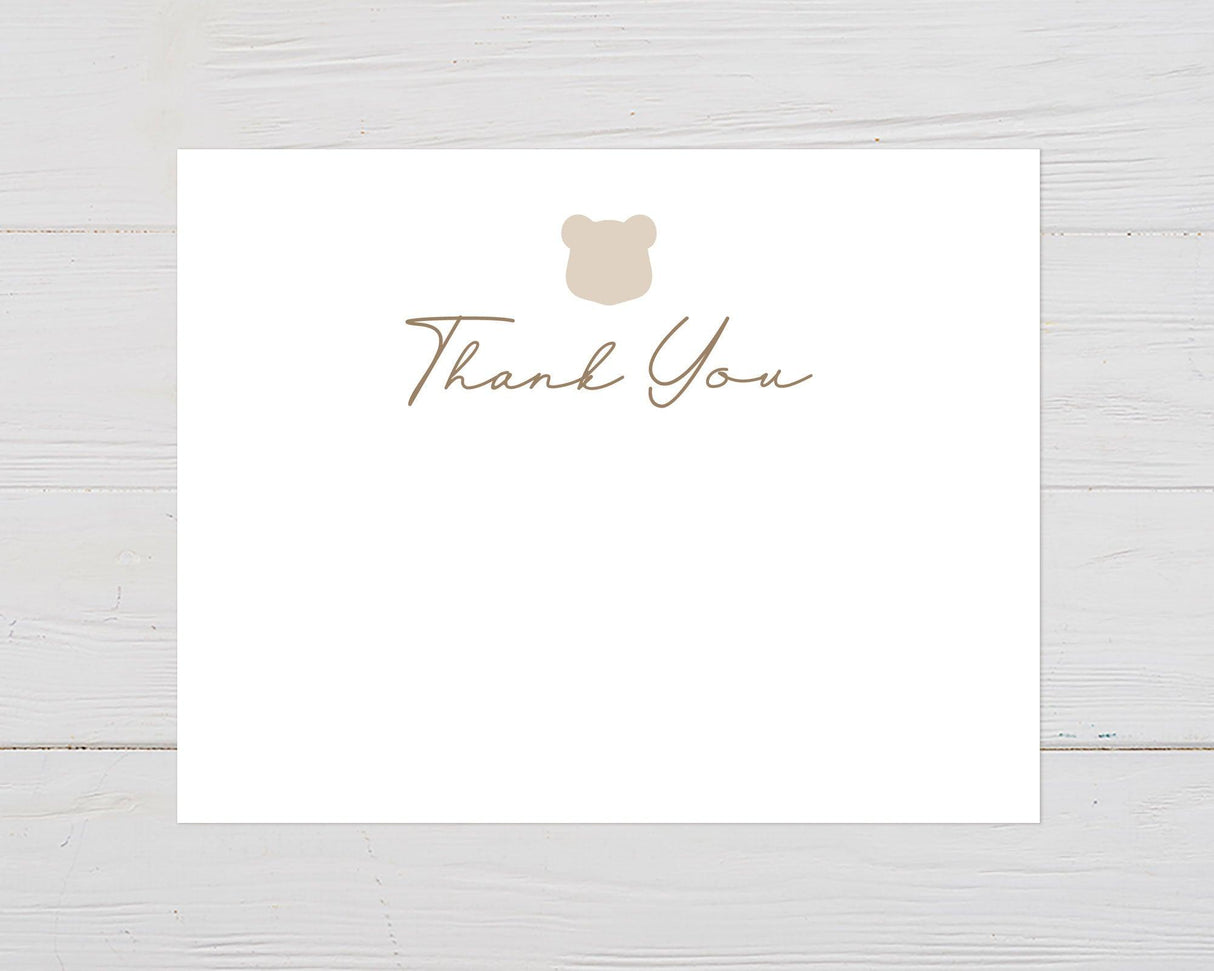 Bearly Wait Thank You Card - goprintplus