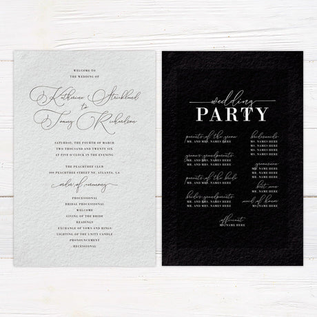 Beautifully Written Script Invitations - goprintplus