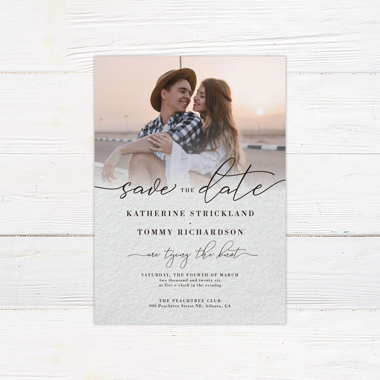 Beautifully Written Script Invitations - goprintplus