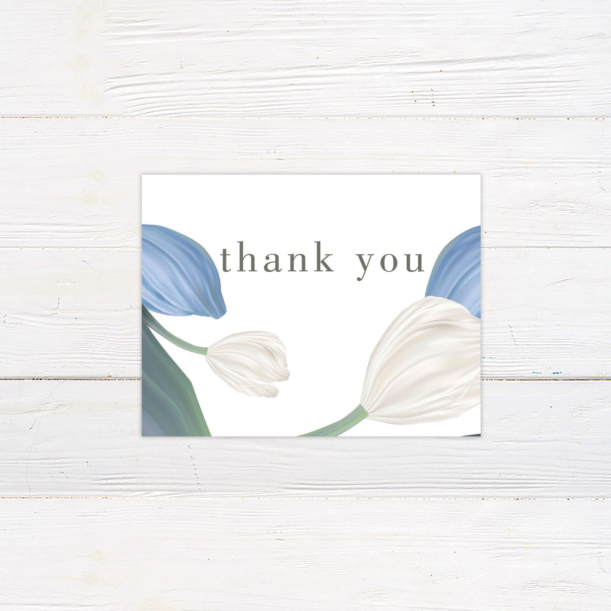 Big Floral Thank You Card - goprintplus