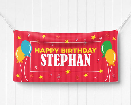 Birthday Balloons Banner - goprintplus