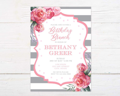 Birthday Brunch Invitation - goprintplus