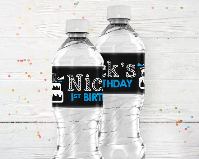 Birthday Cake Water Bottle Labels - goprintplus