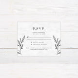 Black Leaves Invitations - goprintplus