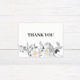 Black and Yellow Botanical Invitations - goprintplus