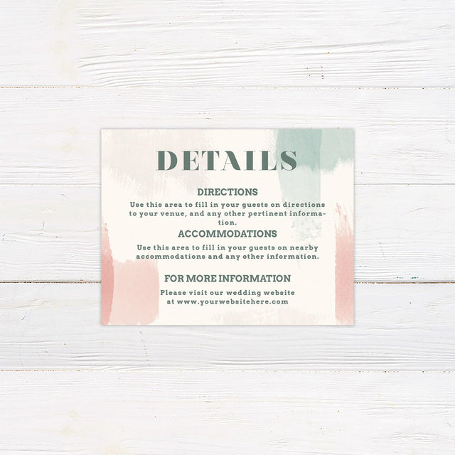 Blissful Brush Details Cards - goprintplus