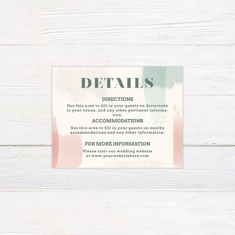 Blissful Brush Invitations - goprintplus