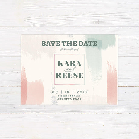 Blissful Brush Invitations - goprintplus