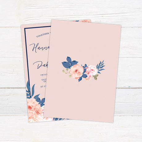 Blissful Peonies Invitations - goprintplus