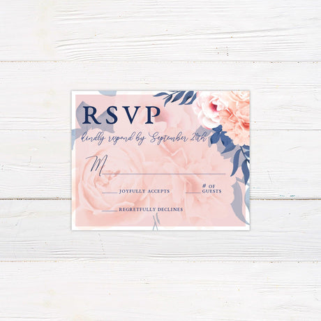 Blissful Peonies Invitations - goprintplus