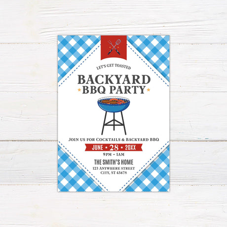 Backyard BBQ Invitation - goprintplus