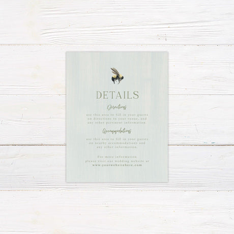 Blossom Bee Invitations - goprintplus