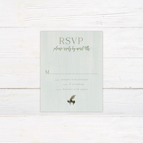 Blossom Bee Invitations - goprintplus