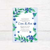 Blue Berry Invitations - goprintplus