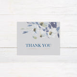 Blue Botanical Watercolor Invitations - goprintplus