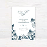 Blue Coneflower Invitation - goprintplus