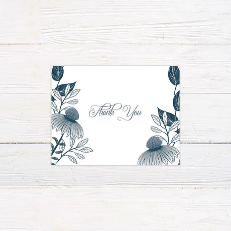 Blue Coneflower Invitation - goprintplus