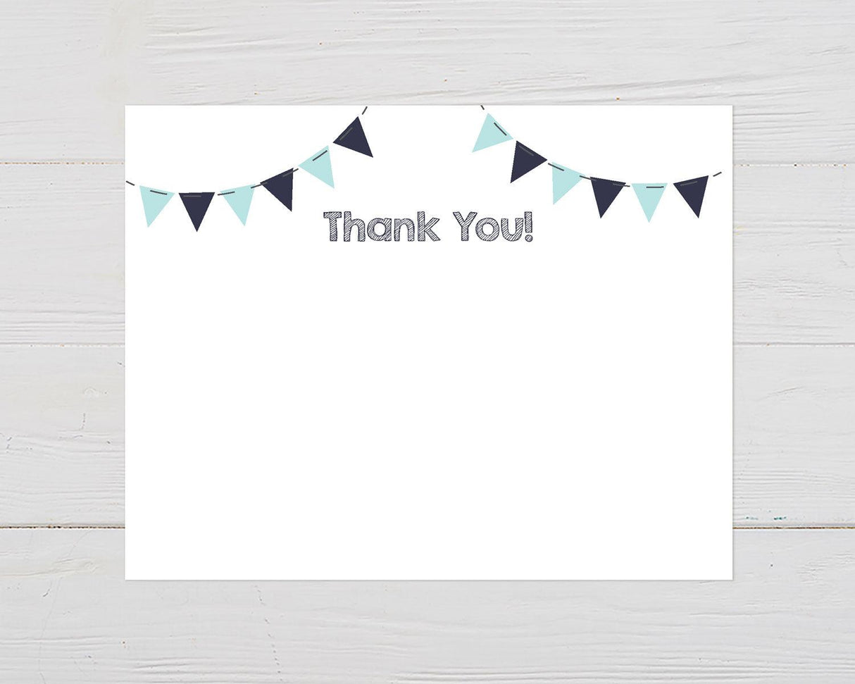 Blue Flag Thank You Card - goprintplus