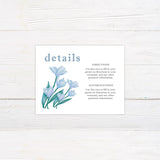 Blue Lily Invitations - goprintplus