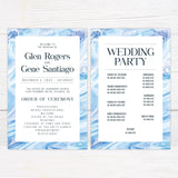 Blue Marble Invitations - goprintplus