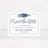 Blue Poppy Invitations - goprintplus