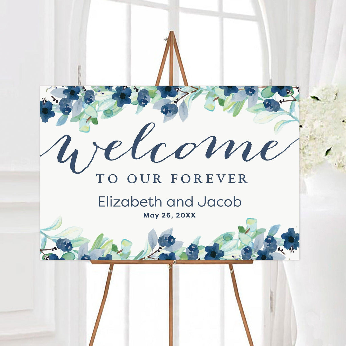 Blue Romance Sign - goprintplus