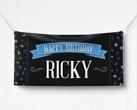 Blue Birthday Invitation - goprintplus