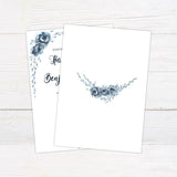 Blue Rose Invitation - goprintplus