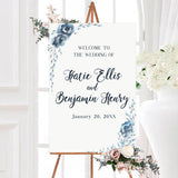 Blue Rose Invitation - goprintplus