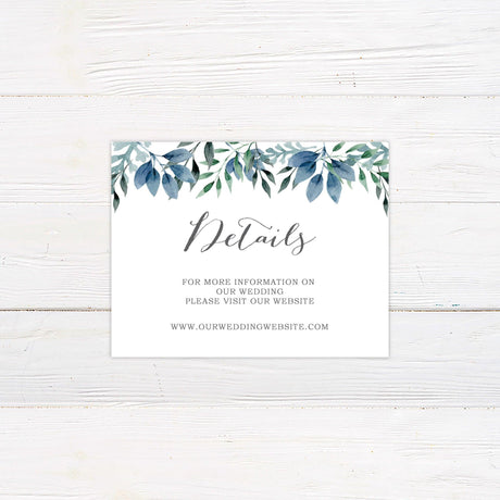 Watercolor Leaves Invitations - goprintplus