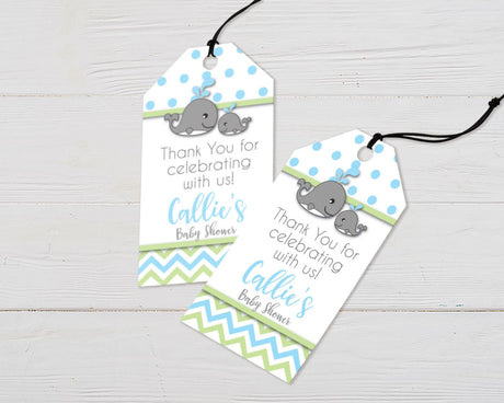 Blue Whales Baby Shower - goprintplus