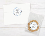 Blue Wreath Shower Invitation - goprintplus