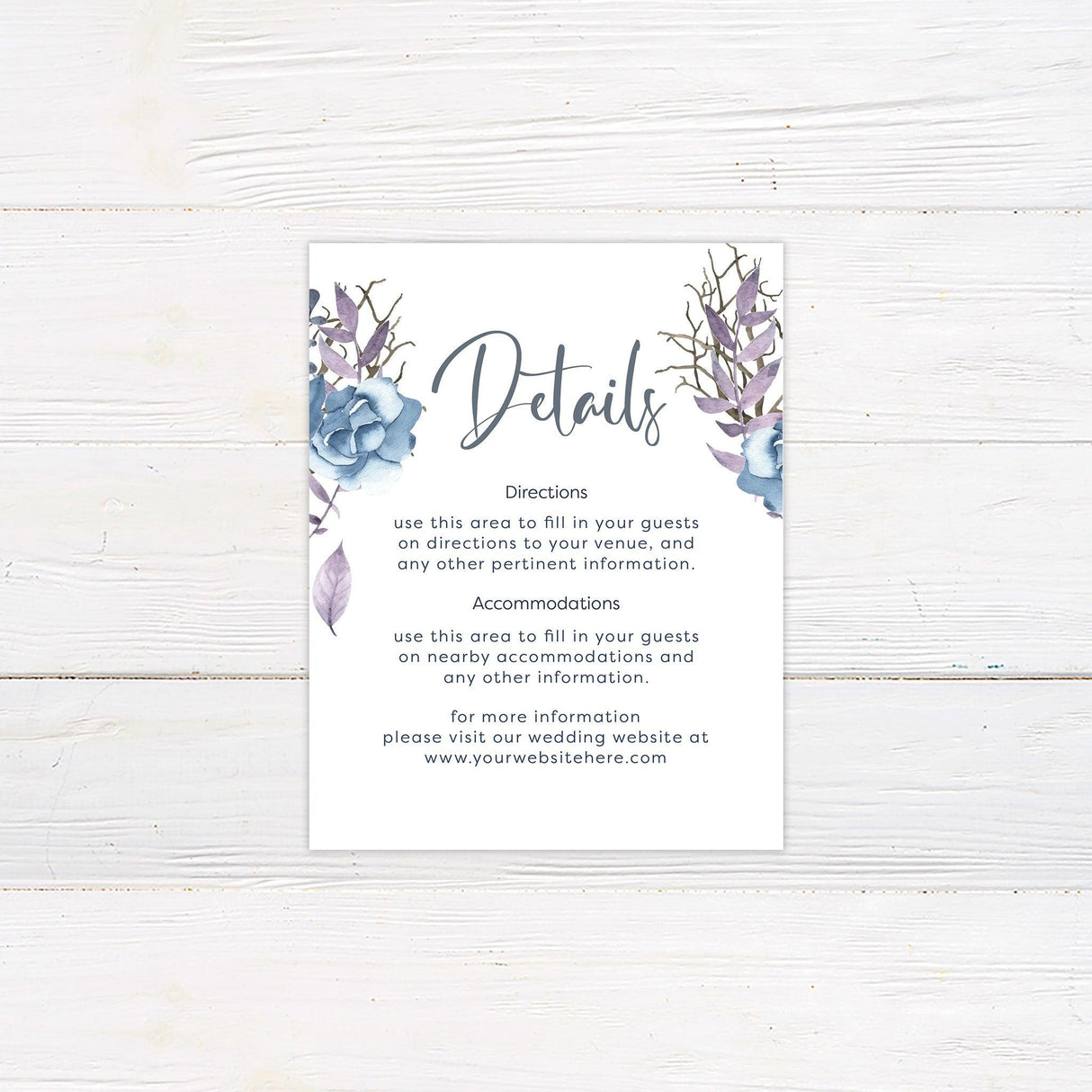 Blue and Lilac Details Cards - goprintplus