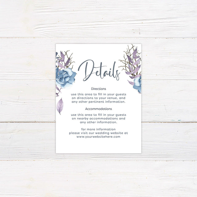 Blue and Lilac Details Cards - goprintplus