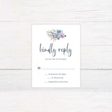 Blue and Lilac Invitations - goprintplus